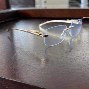 Leopard early 2000s glasses